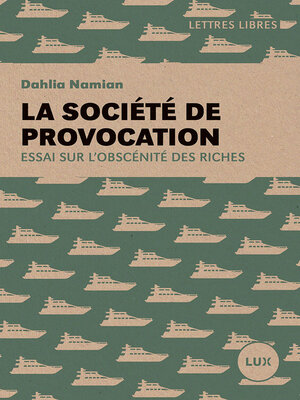 cover image of La société de provocation